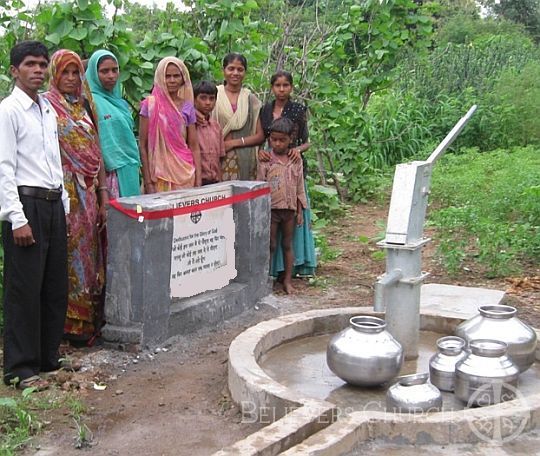 30 Families Benefit From Bore Well in Udaipur Diocese