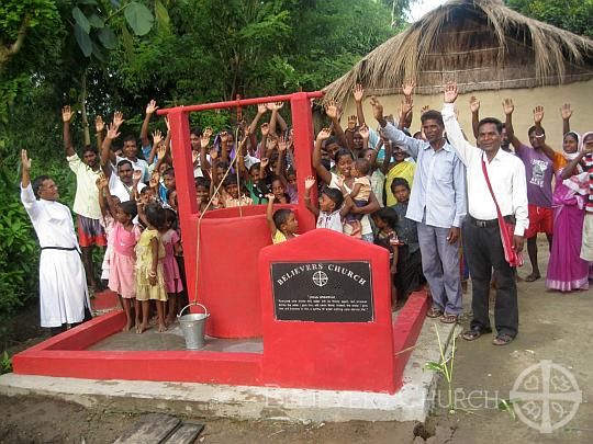 Village Gets New Well in Tezpur Diocese