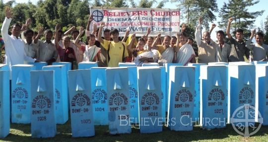 Believers Church Dhemaji Diocese BioSand Water Fileters