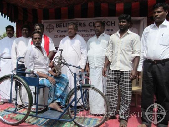 Believers Church Chennai Diocese distributes poverty alleviation gifts