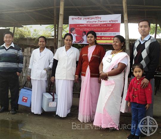 Dhemaji Diocese Assists with Japanese Encephalitis Vaccination Campaign