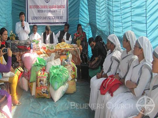 Leprosy Patients in Siliguri Diocese Receive Gifts