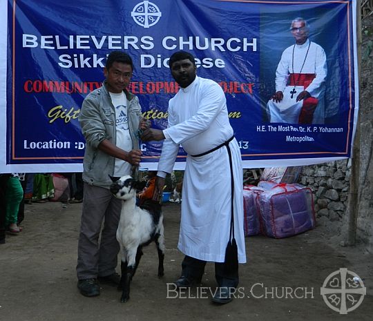 Believers Church Sikkim Distributes Gifts to 147 People in Need