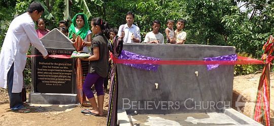 VIllage Facing Water Scarcity Gets a New Bore Well in the Diocese of Agartala