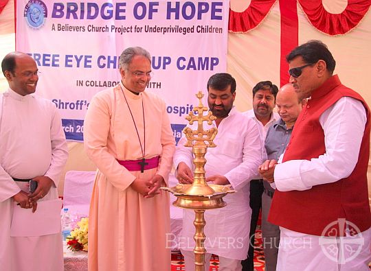 Delhi Diocese Organizes Free Eye Checkup Camp for Poor Children