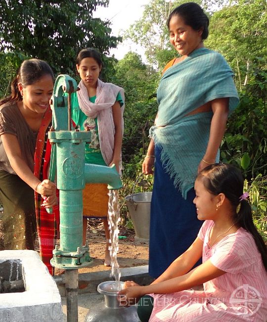 580 People Benefits from the new Bore Well in Agartala