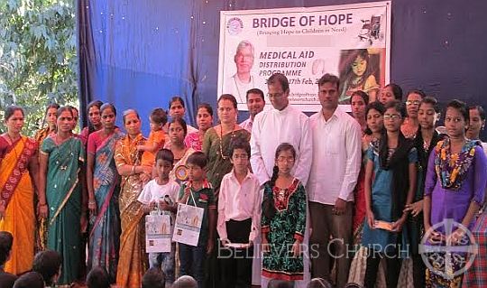 Bridge of Hope Distributes Free Medical Aid in Bengaluru Diocese