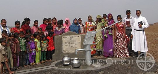 Udaipur Diocese Installs a Bore Well for the Villagers