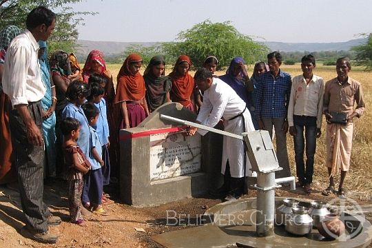 150 People Benefit from the new Bore Well in Udaipur Diocese