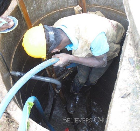 Diocese of Colombo Clean 38 Wells Destroyed by the Flood