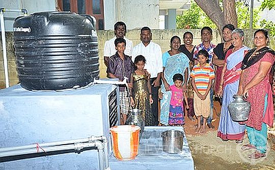 100 People Benefit from new Bore Well in Chennai Diocese