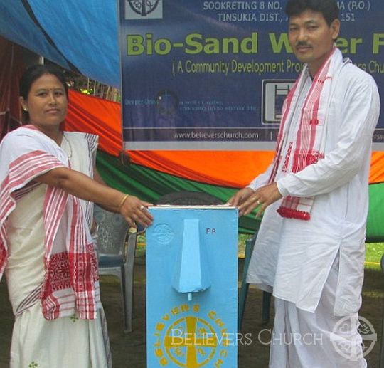 30 Families Receive BioSand Water Filters in the Diocese of Tinsukia