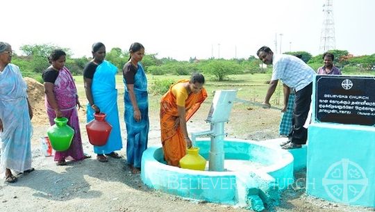 Diocese of Chennai Installs a New Bore Well for the Villagers