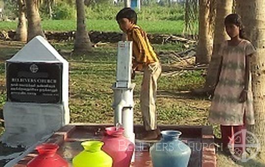 450 People Benefit from the new Bore Well in the Diocese of Chennai 