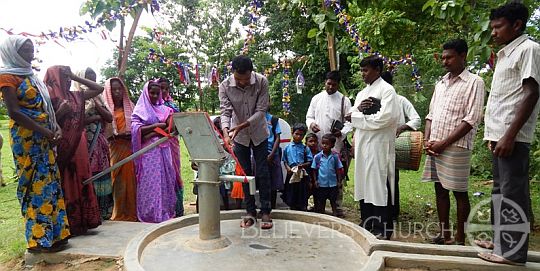 30 Families Benefit From Bore Well in the Diocese of Ranchi