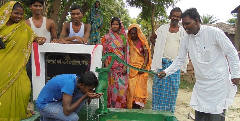 Diocese of Patna Installs Bore Wells in 18 Villages