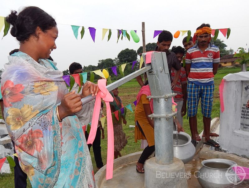 Diocese of Ranchi Provides Bore Well to Tribal Villagers