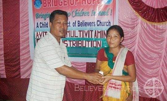 Tezpur Diocese Conducts Vitamin Tablets Distribution Program