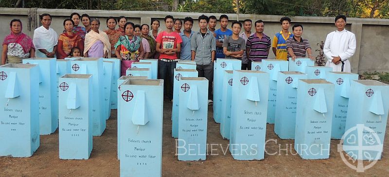 Remote Villagers Receive BioSand Water Filters in Diocese of Imphal