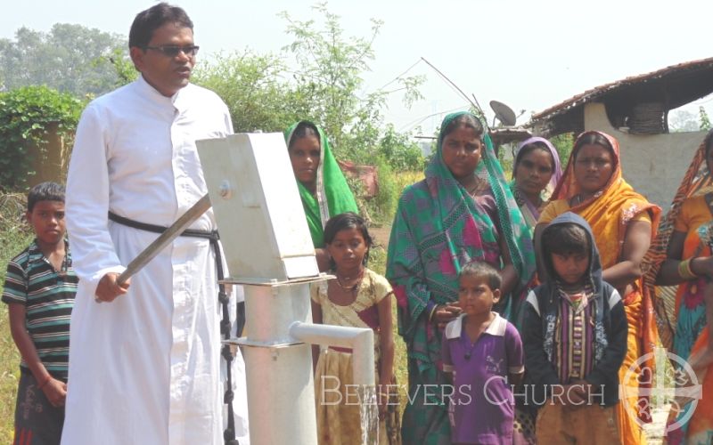 Four Villages Receive New Bore Wells in Diocese of Bilaspur