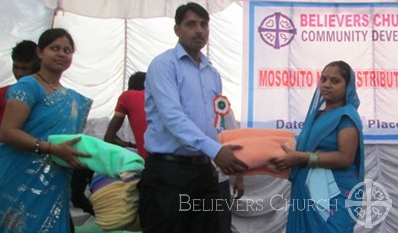 200 Families Receive Medicated Mosquito Nets in Diocese of Lucknow