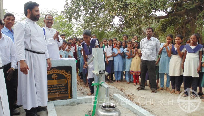 Government School Students Receive New Bore Well