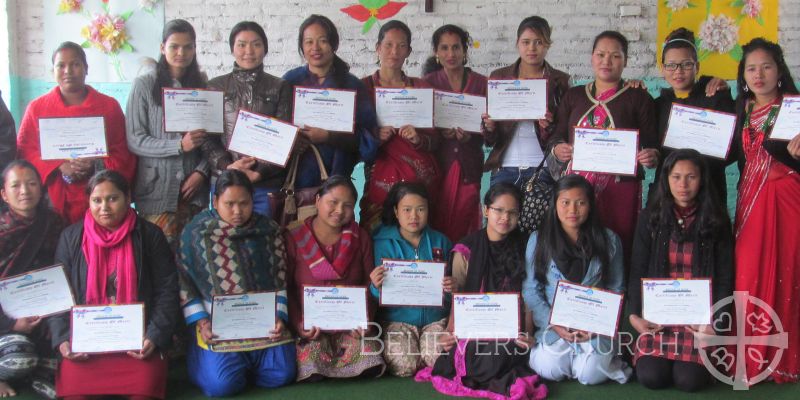 18 Tailoring Students Graduate in Diocese of Kathmandu