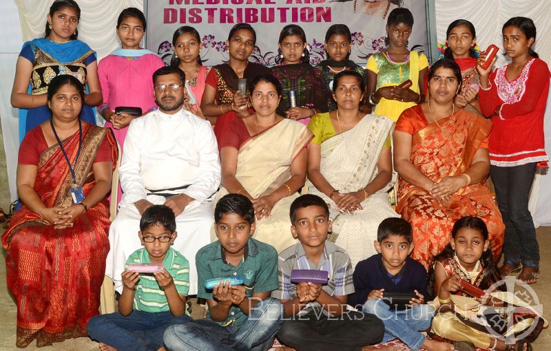 34 Children Receive Spectacles and a Hearing Aid in Diocese of Niranam