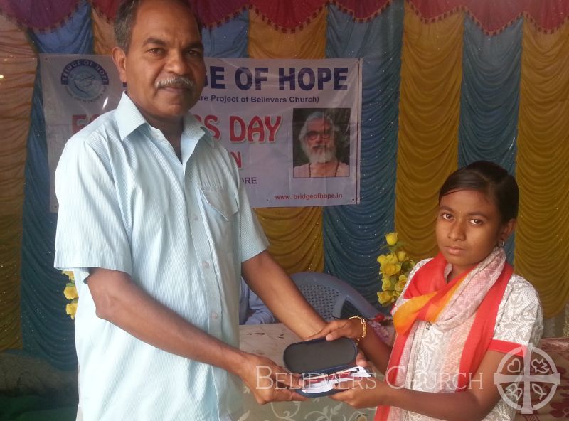 Four Children Thankful to Diocese of Bengaluru for Gifting them Spectacles