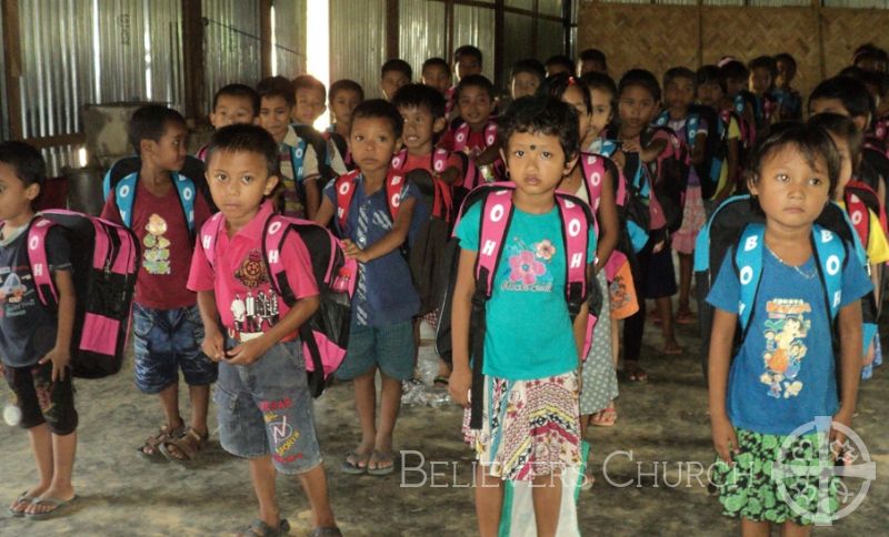 Children Receives New School Bags in Diocese of Agartala