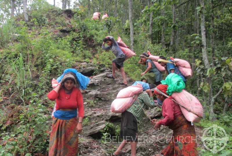 Diocese of Kathmandu Distributes Over 5,300 kg of Relief Supplies to Earthquake-Victims in Sindhupalchok District