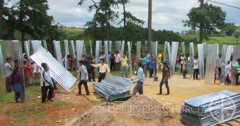 Over 100 Families Receive Roofing Material in Diocese of Shillong