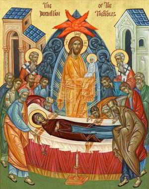 Icon of the Dormition of the Theotokos - Believers Eastern Church